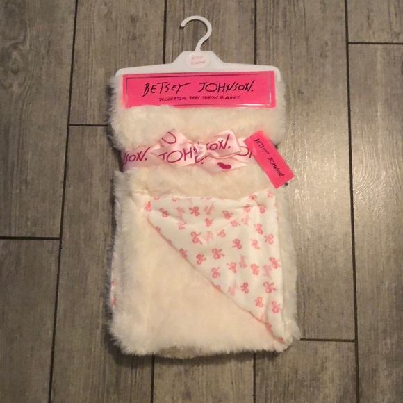 betsey johnson baby blanket